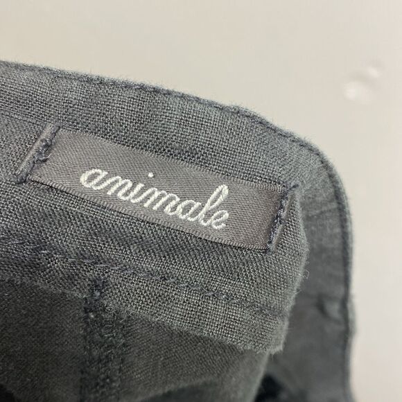 Animale Linen Asymmetrical Midi Skirt Size 12 - Picture 2 of 7